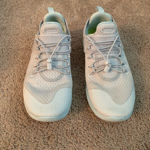 Light blue and gray Nike free runs - size 7